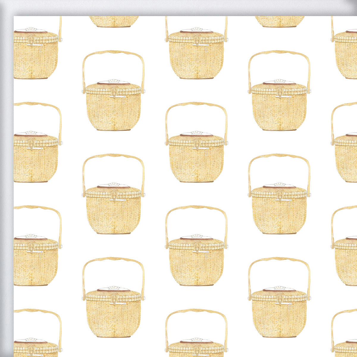 Nantucket Basket Gift Wrap by Sara Fitz