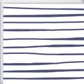 Navy Stripes Gift Wrap by Sara Fitz