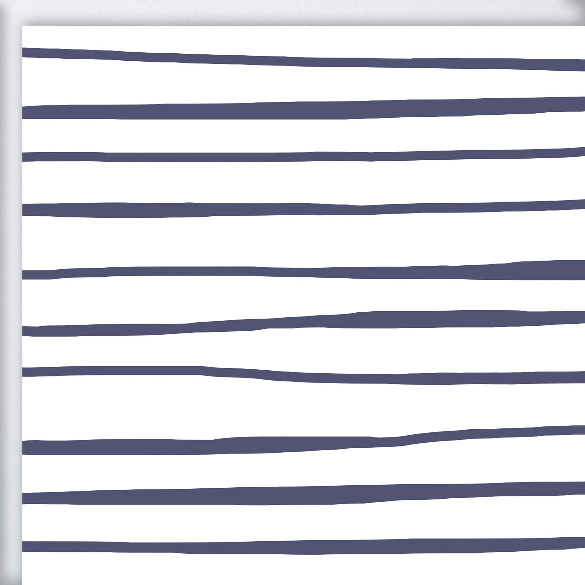 Navy Stripes Gift Wrap by Sara Fitz