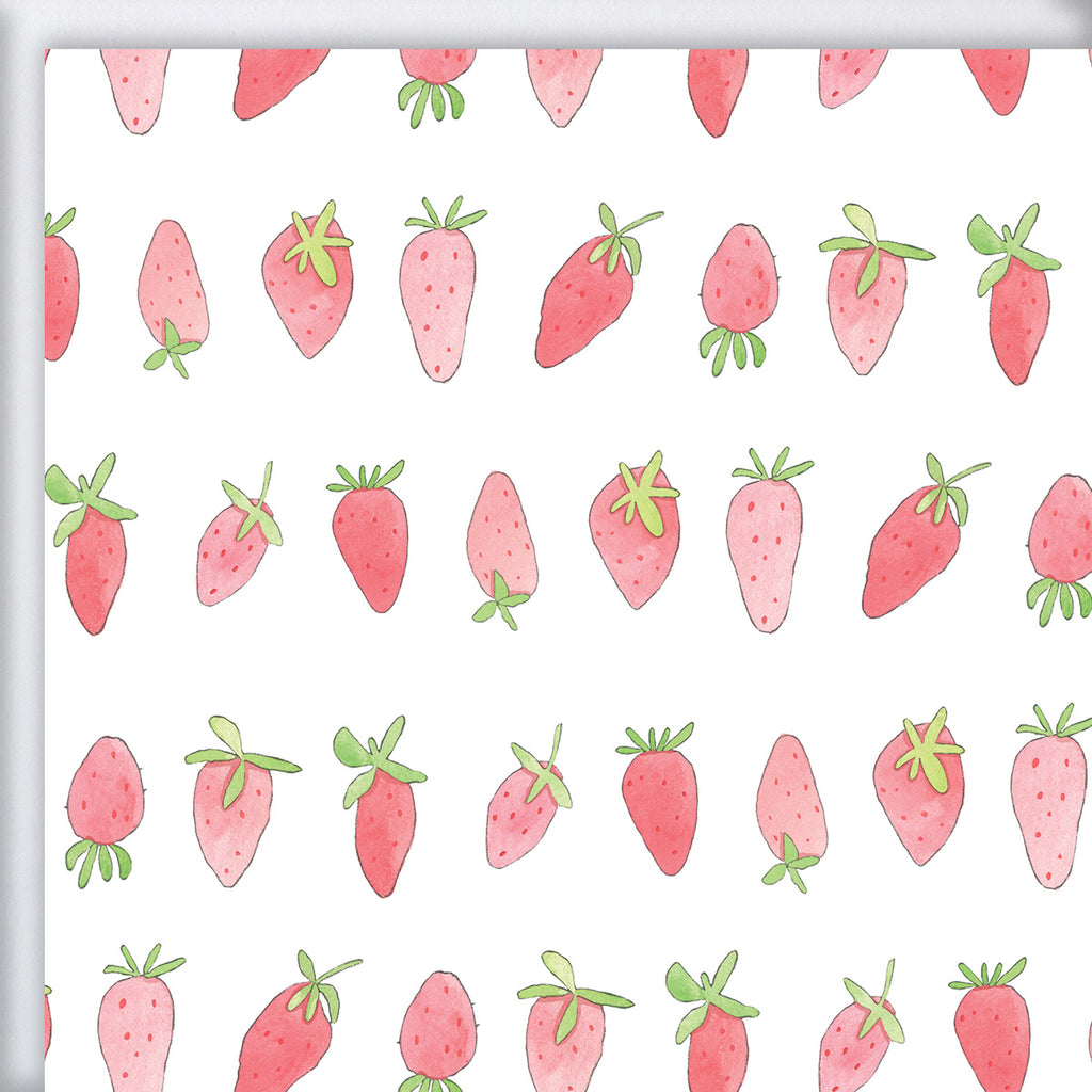 Strawberries Gift Wrap by Sara Fitz
