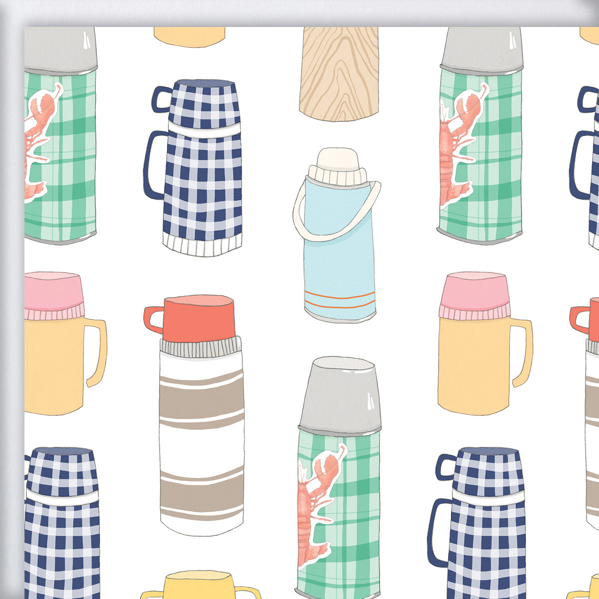 Thermos Gift Wrap by Sara Fitz