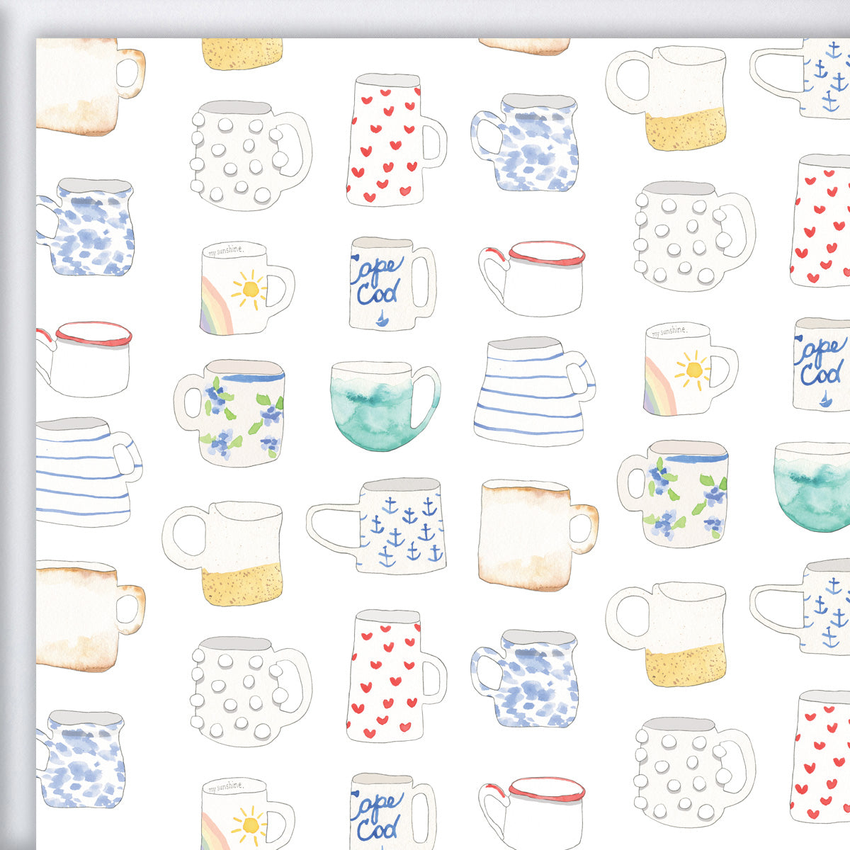Favorite Mug Gift Wrap by Sara Fitz