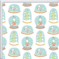 Snow Globe Gift Wrap by Sara Fitz