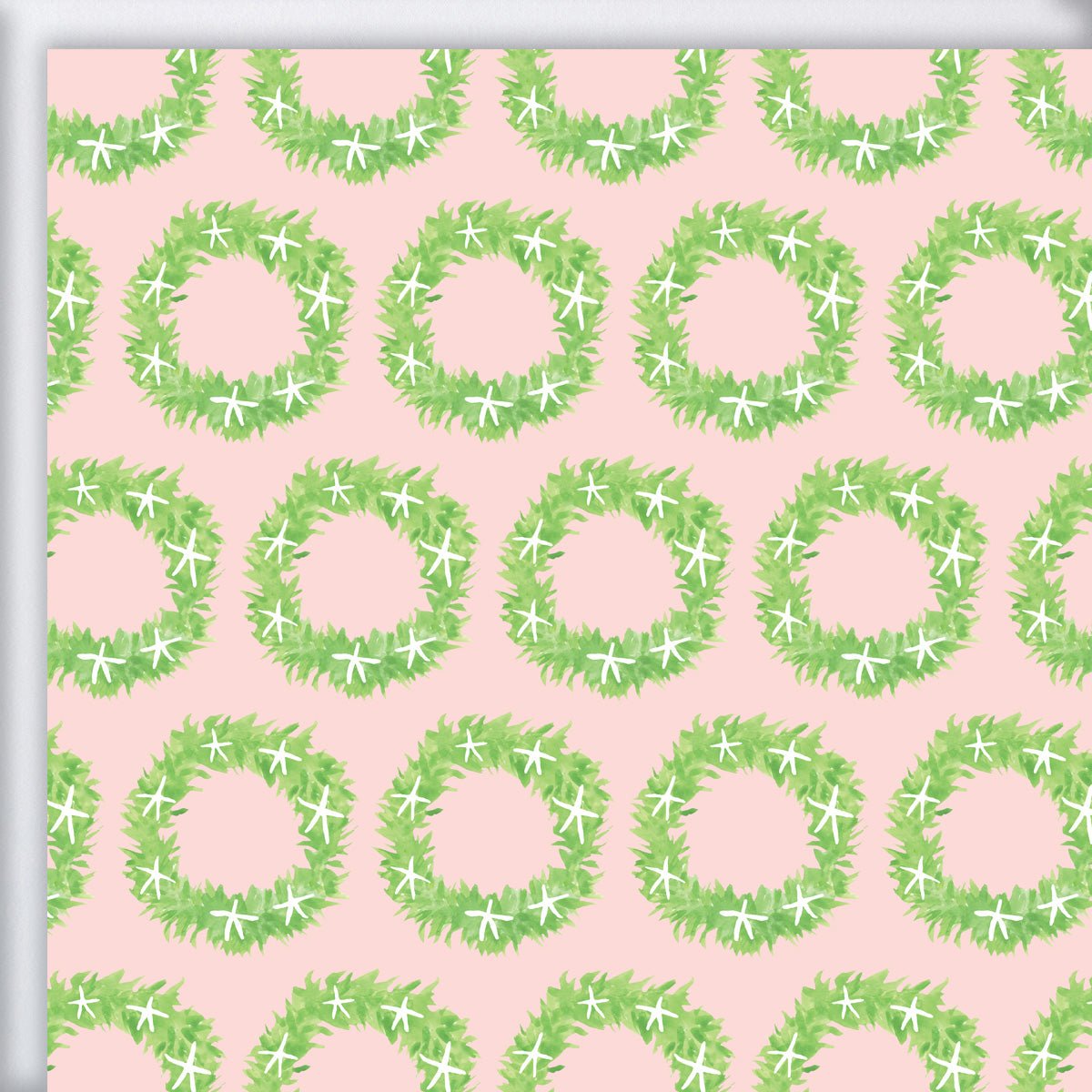 Starfish Wreath Gift Wrap by Sara Fitz