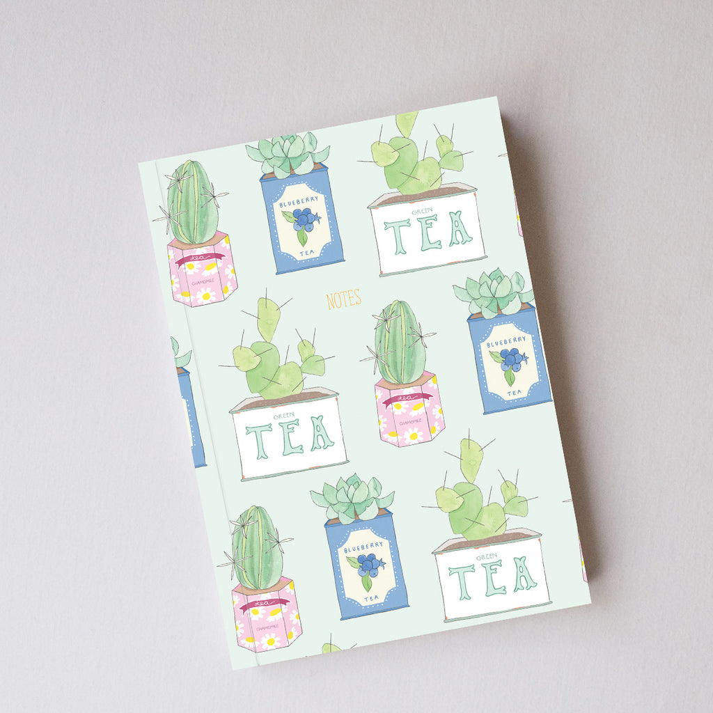 Tea Tins Journal by Sara Fitz