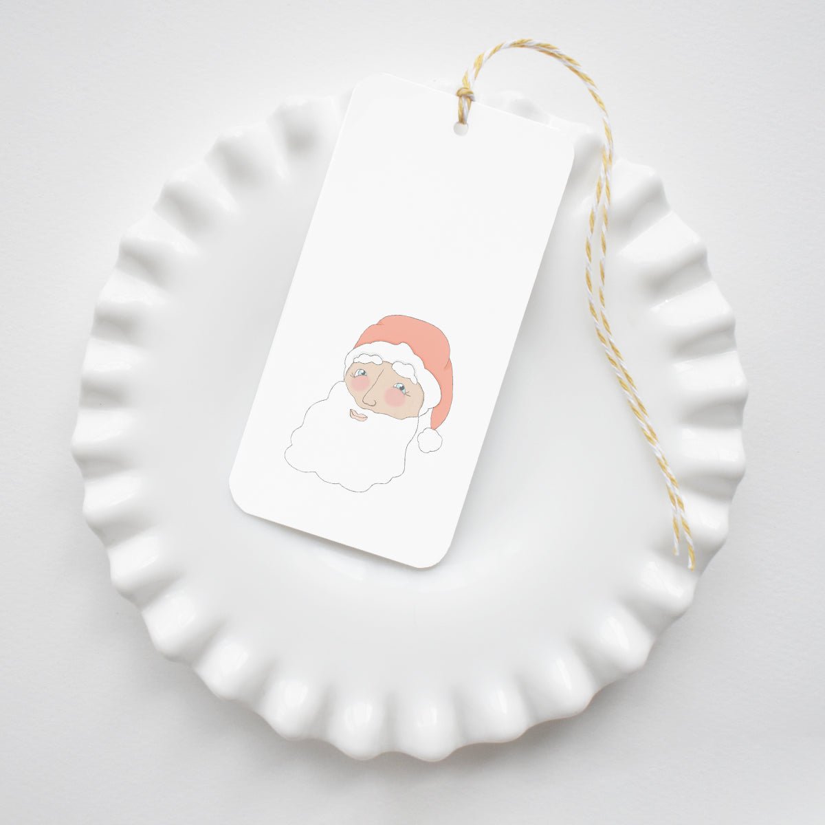 Jolly Santa Tags by Sara Fitz