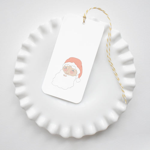 Jolly Santa Tags by Sara Fitz
