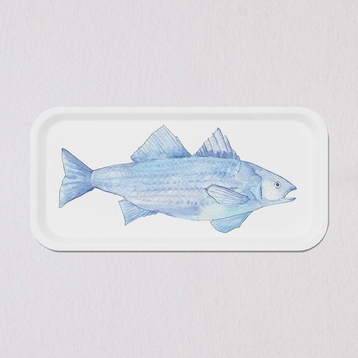 Small Blue Fish Tray by Sara Fitz