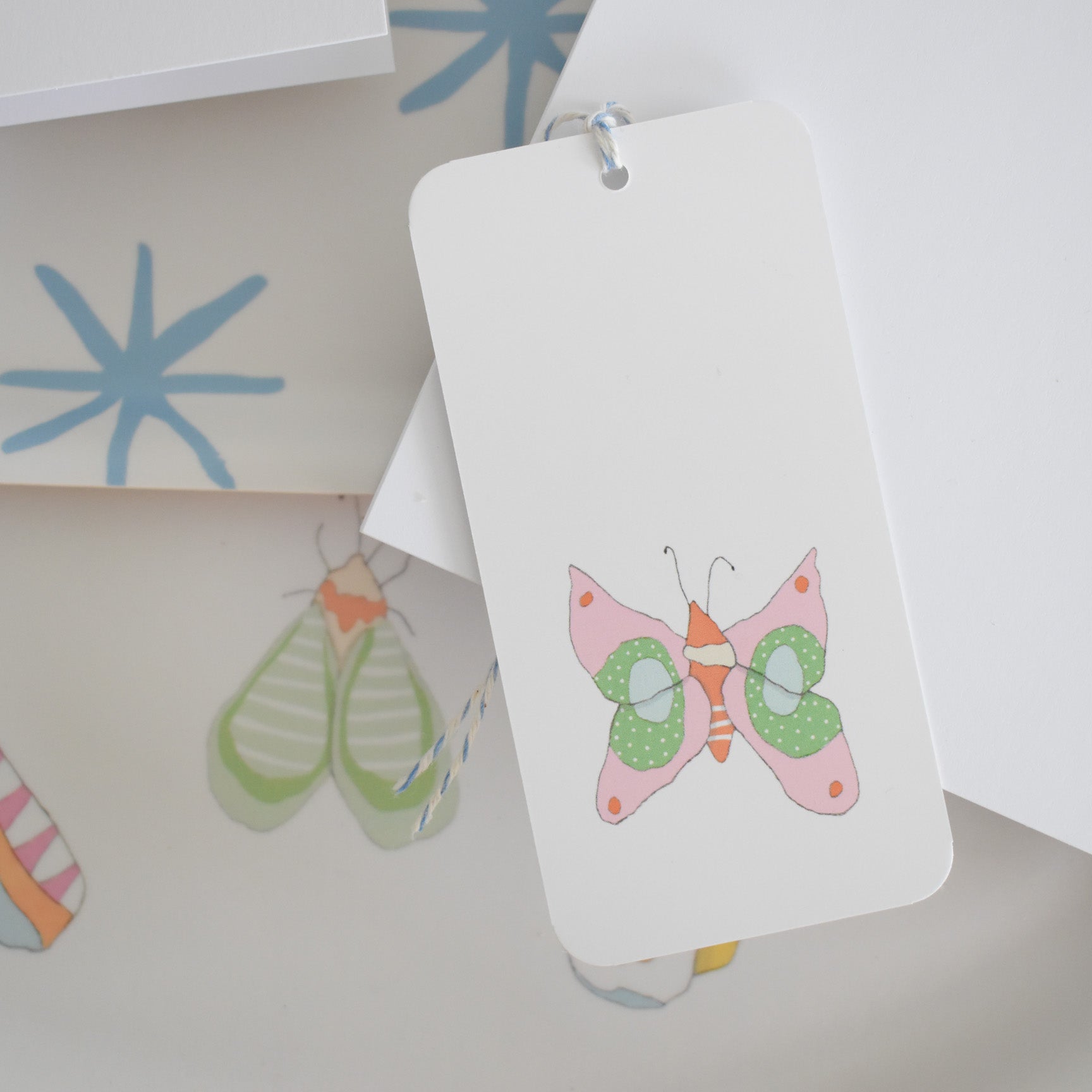 Large Star Blue Tray by Sara Fitz