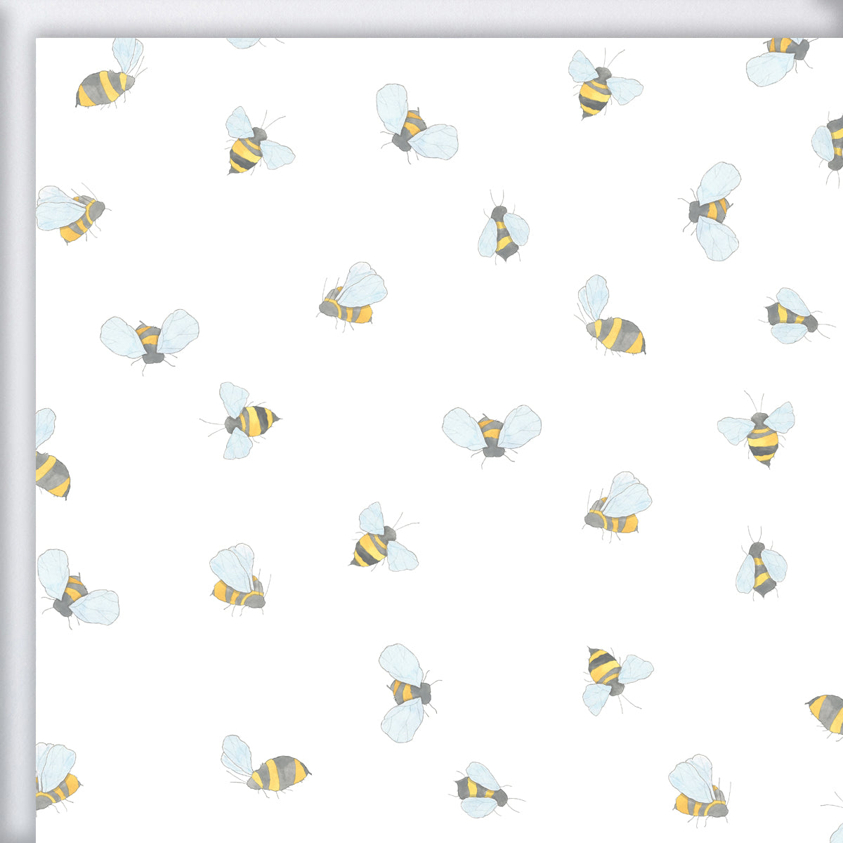 Bees Gift Wrap by Sara Fitz