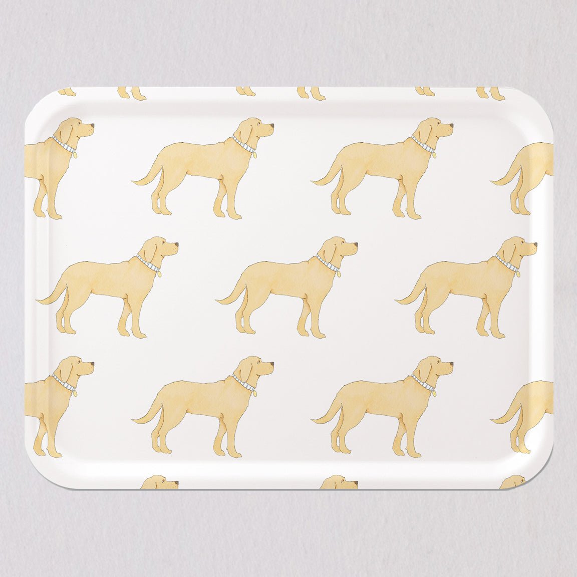 Large Golden Pup Tray by Sara Fitz