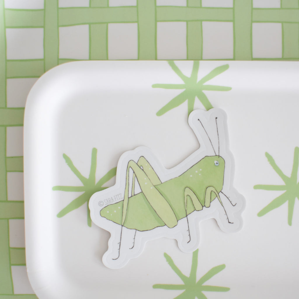 Small Woven Green Tray by Sara Fitz