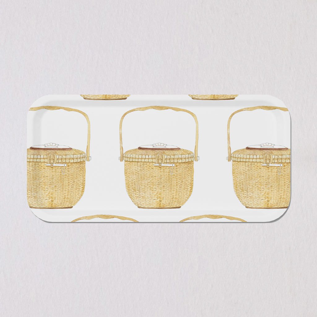 Small Nantucket Basket Tray by Sara Fitz