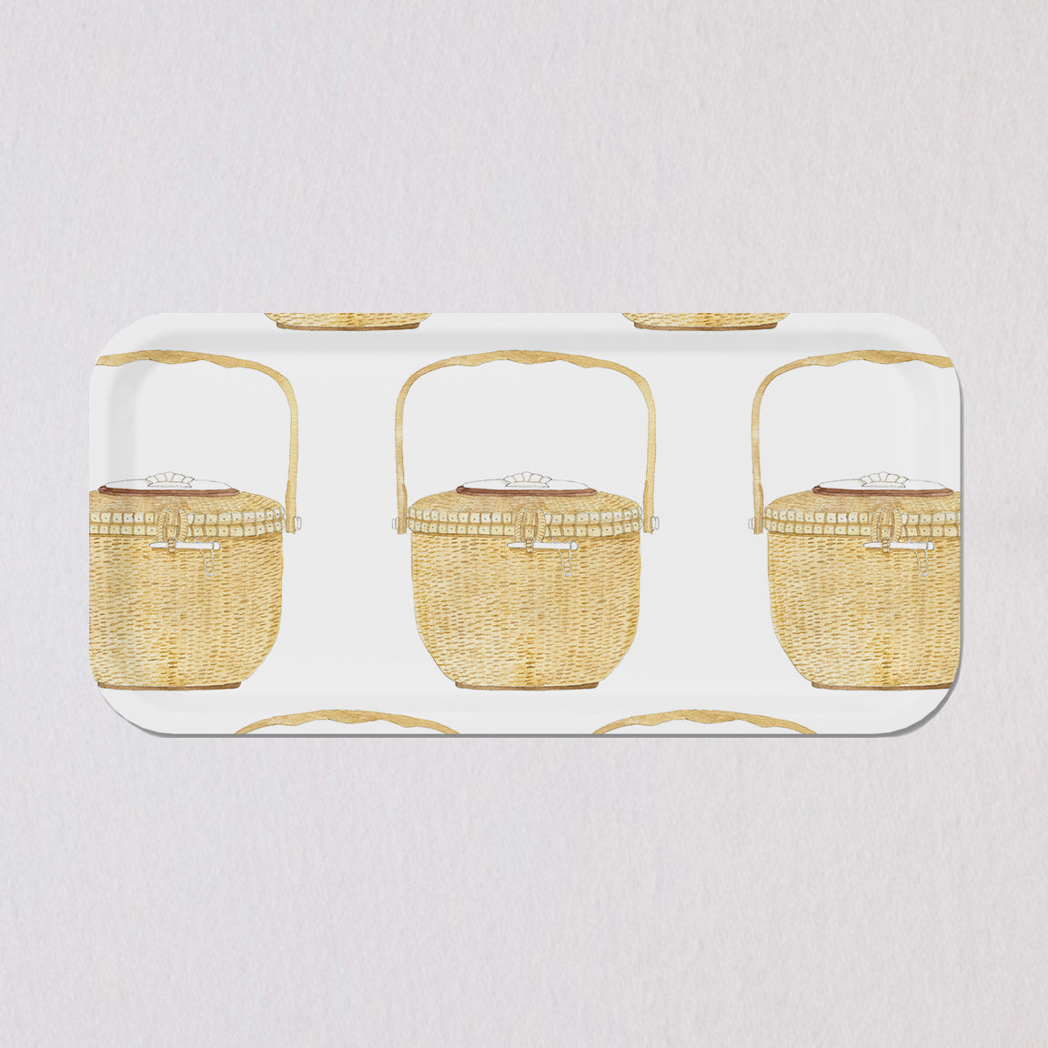 Small Nantucket Basket Tray by Sara Fitz