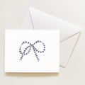 Striped Bow Note Card by Sara Fitz