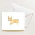 Corgi Note Card by Sara Fitz