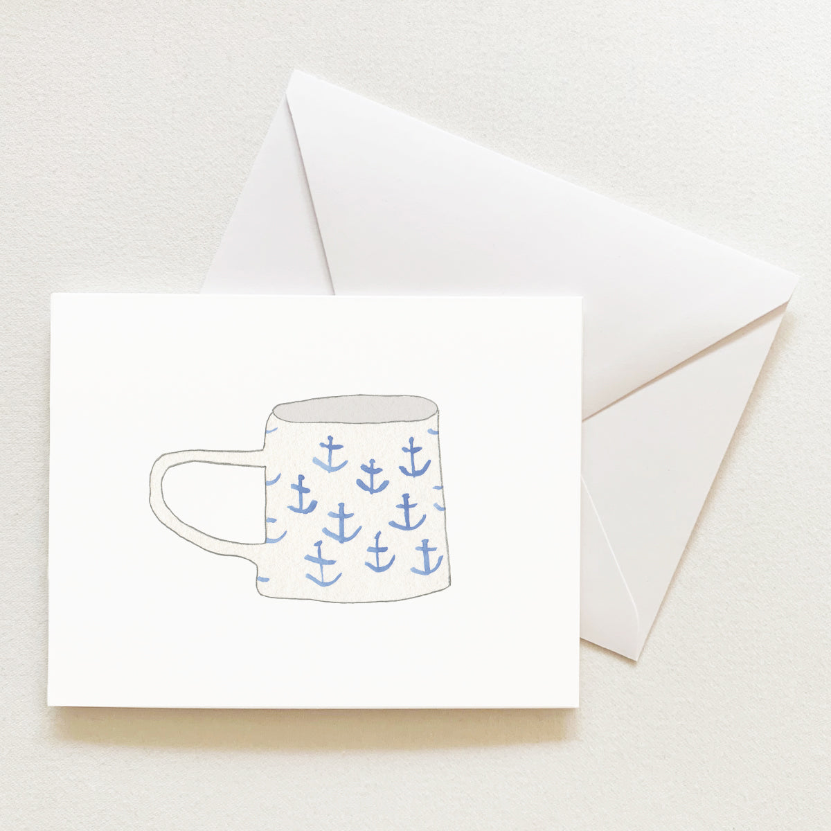 Favorite Mug Note Card by Sara Fitz