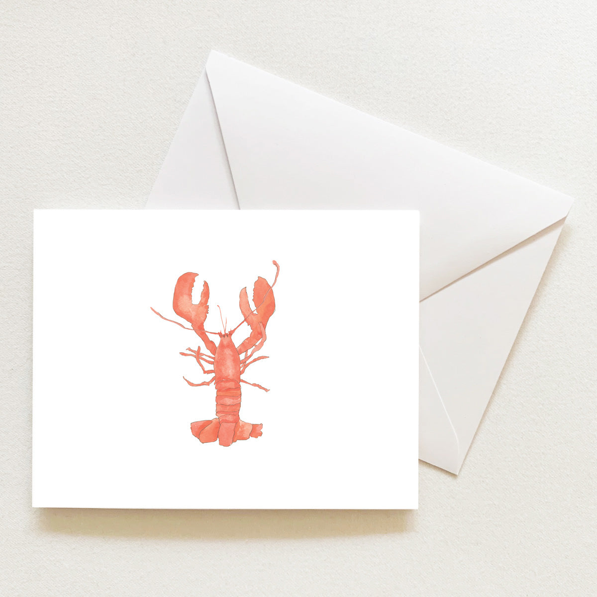 Lobster Note Card by Sara Fitz