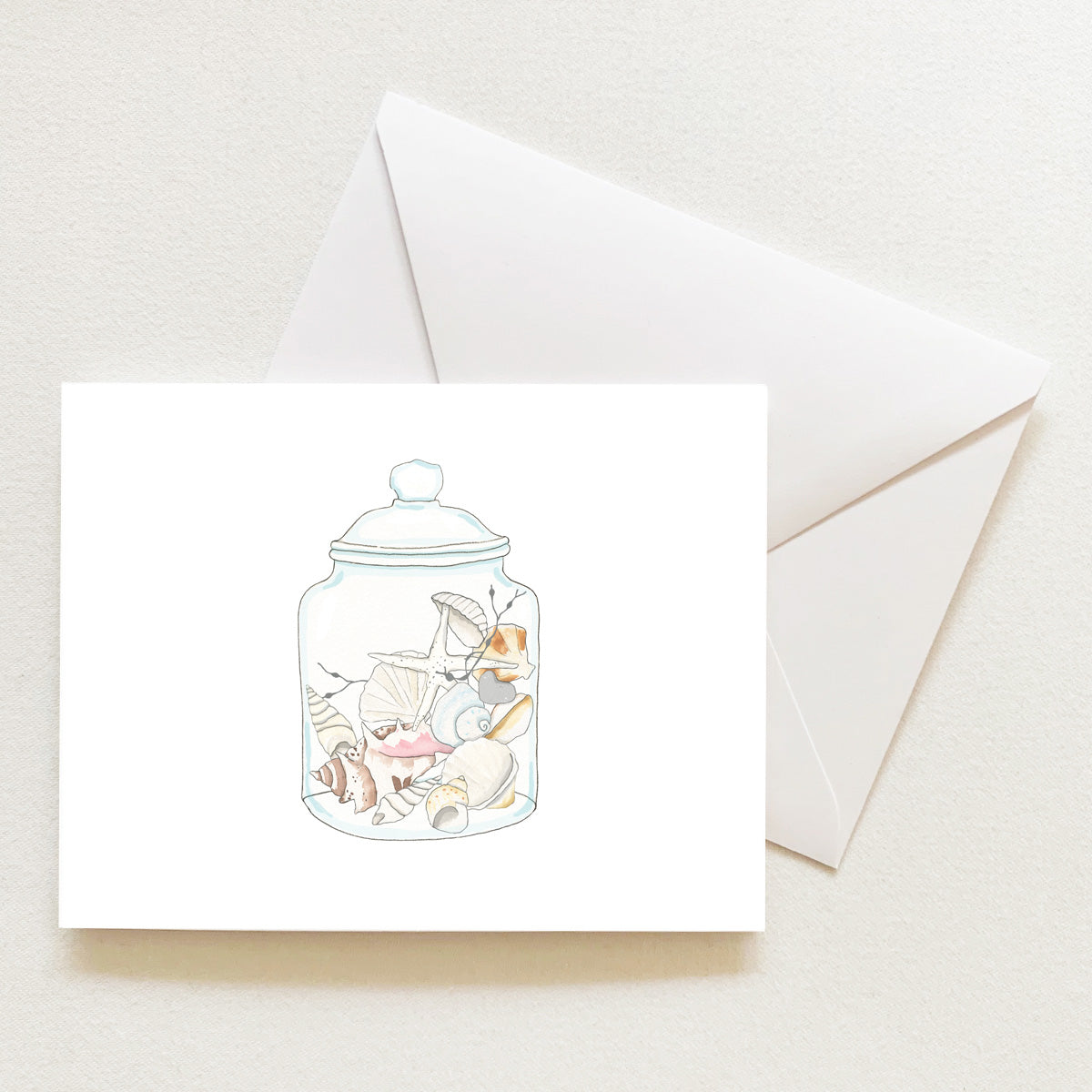 The Shell Jar Note Card by Sara Fitz