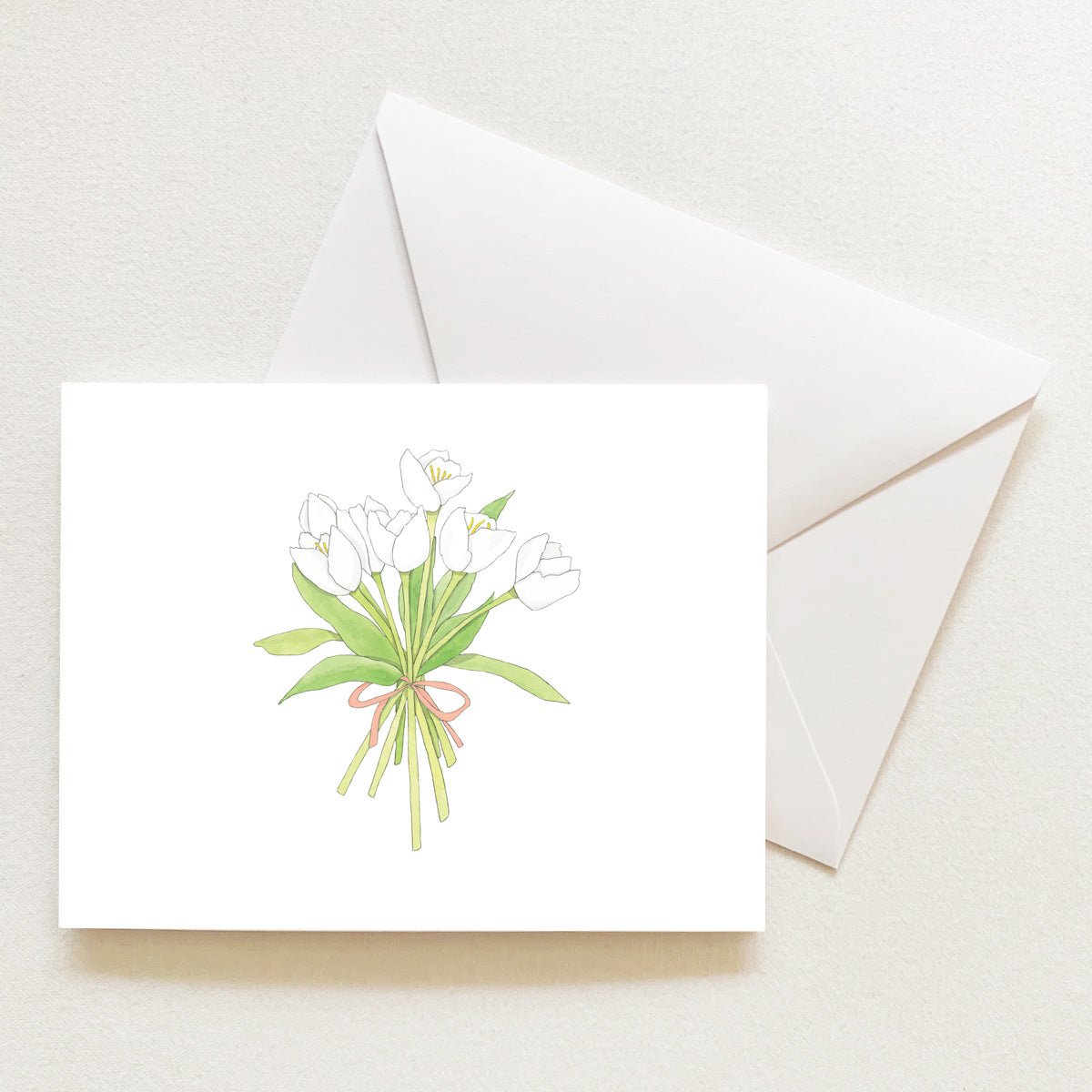 Tulips Note Sara Fitz Tulips Note Card Set With Envelopes