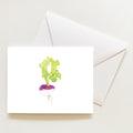 Turnip Note Card by Sara Fitz