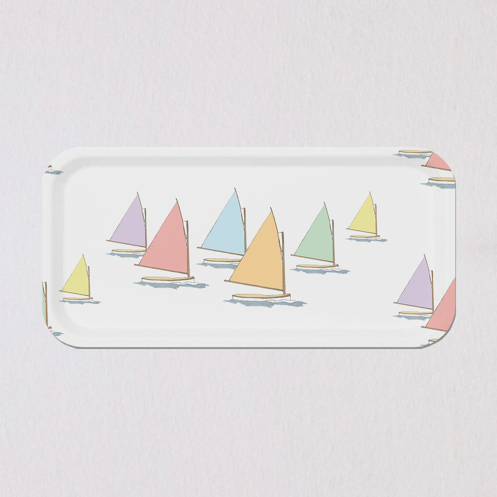 Small Rainbow Fleet Tray by Sara Fitz