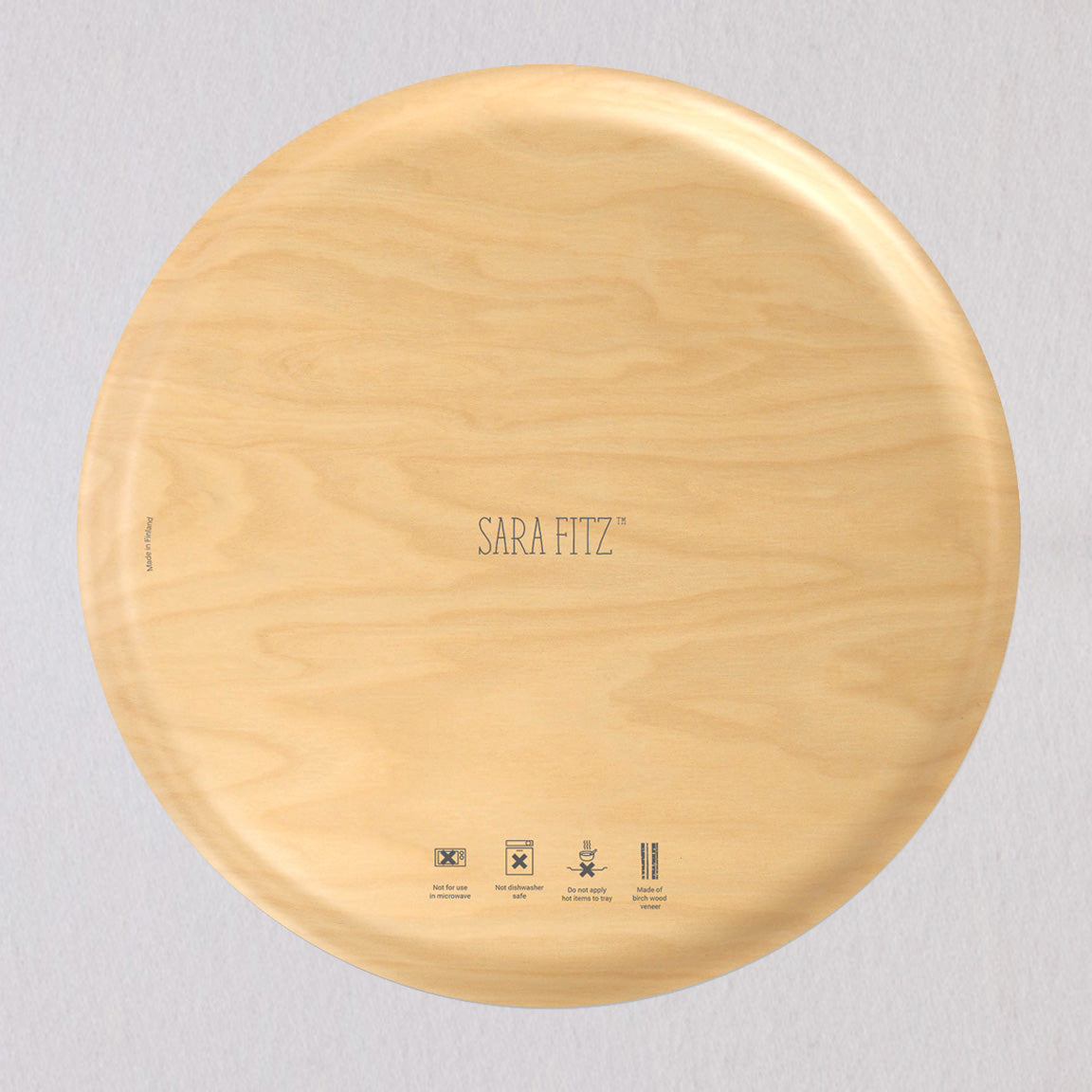 Large Star Green Tray, Round by Sara Fitz