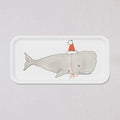 Small Santa Whale Tray by Sara Fitz