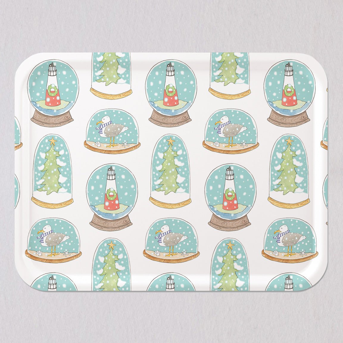 Large Snow Globe Tray by Sara Fitz