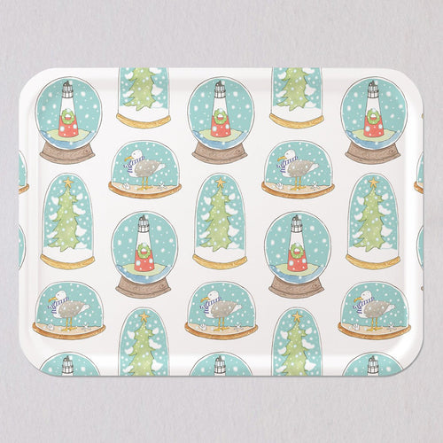 Large Snow Globe Tray by Sara Fitz