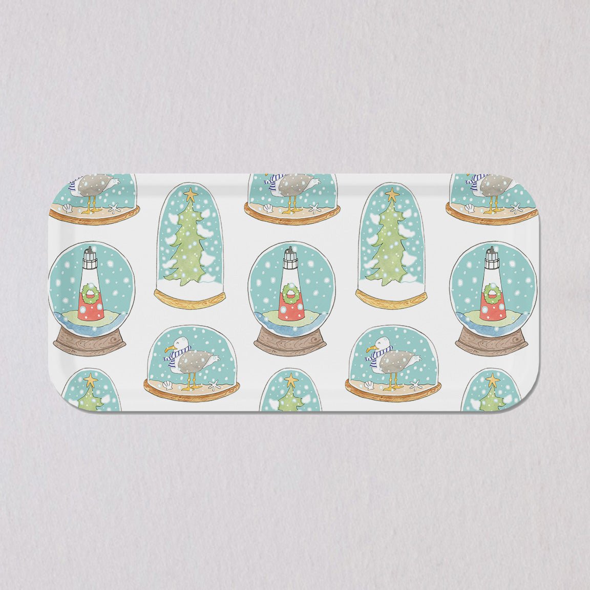 Small Snow Globe Tray by Sara Fitz