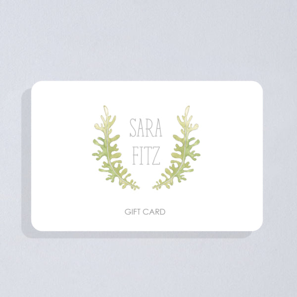 Sara Fitz E-Gift Card by Sara Fitz