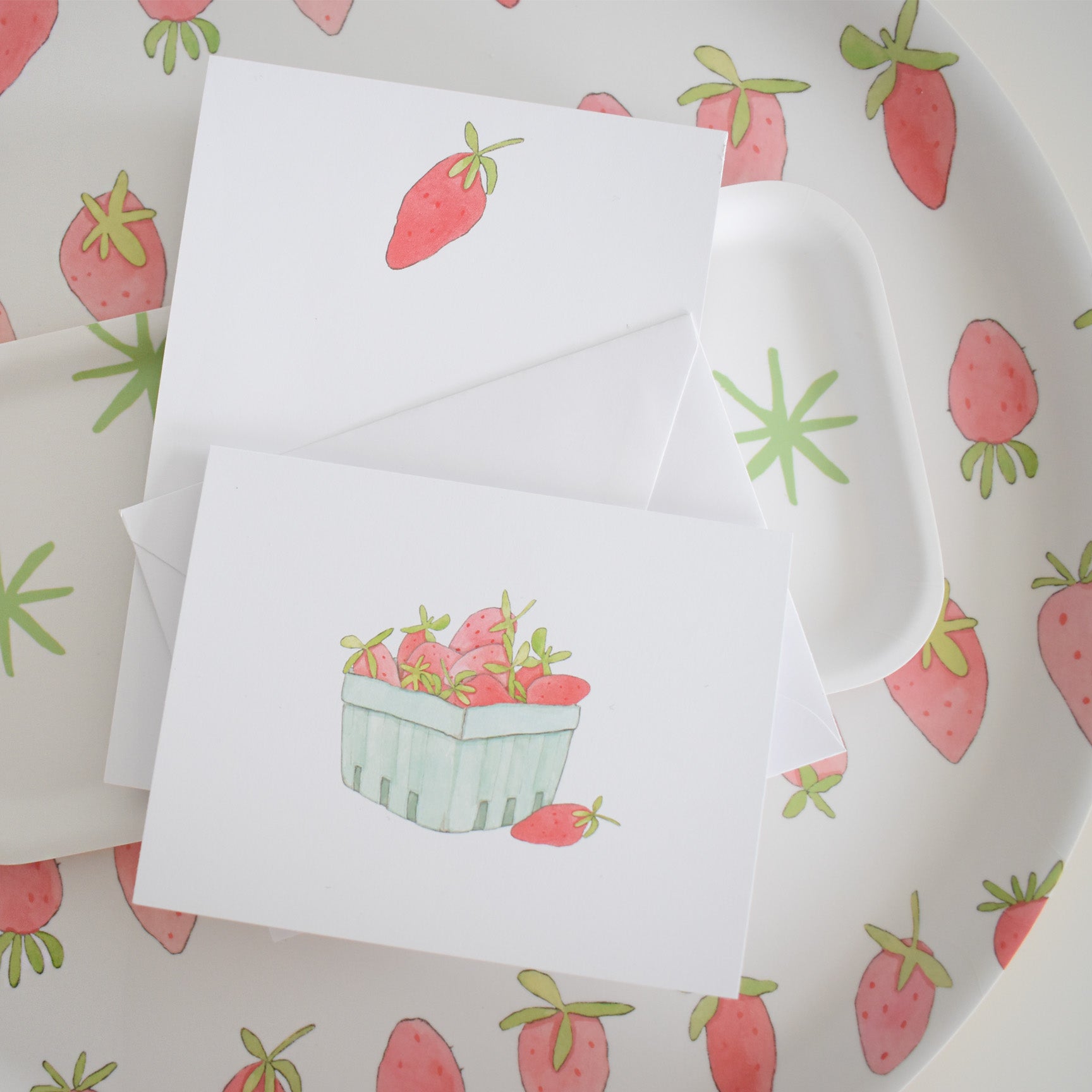 Strawberry Notepad by Sara Fitz