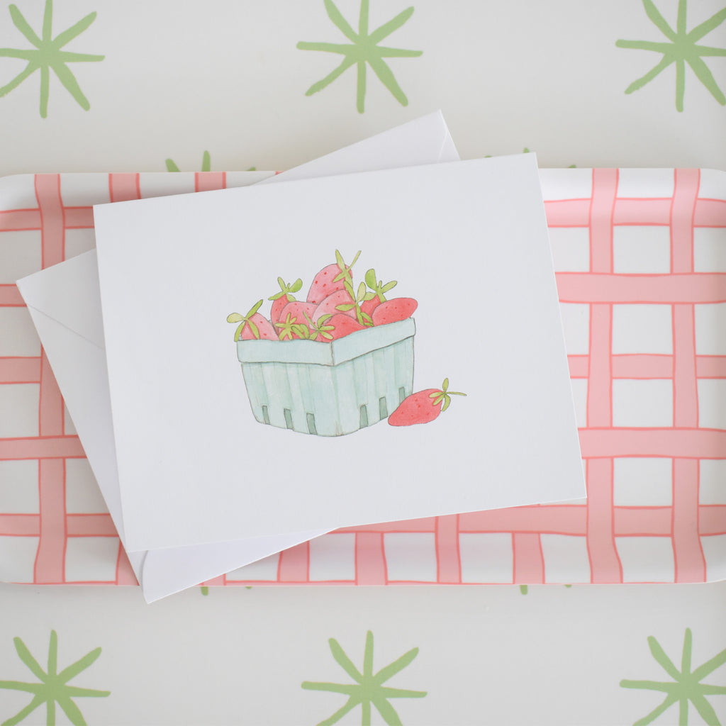 Small Woven Pink Tray by Sara Fitz