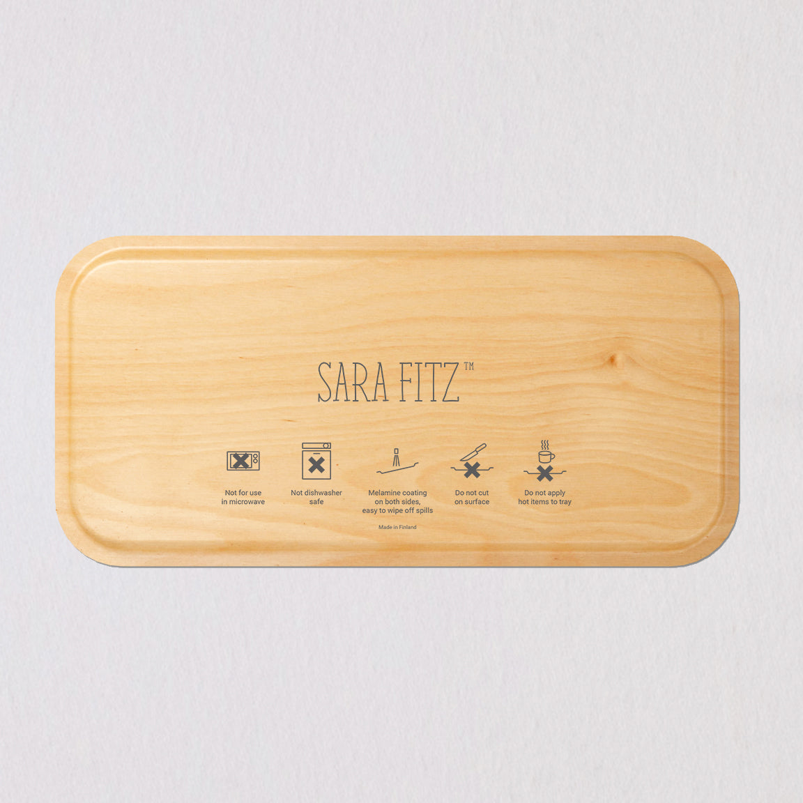 Small Woven Pink Tray by Sara Fitz