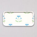 Small Block Print Blue Tray by Sara Fitz