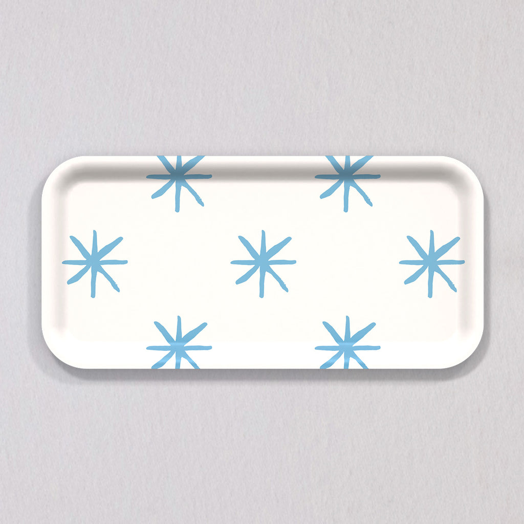 Small Star Blue Tray by Sara Fitz