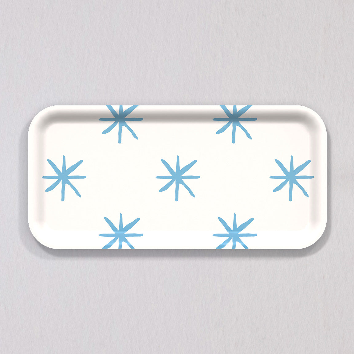 Small Star Blue Tray by Sara Fitz