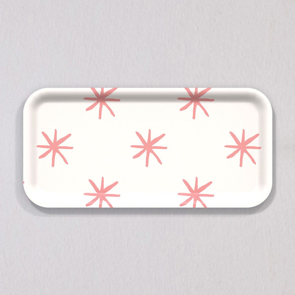 Small Star Pink Tray by Sara Fitz