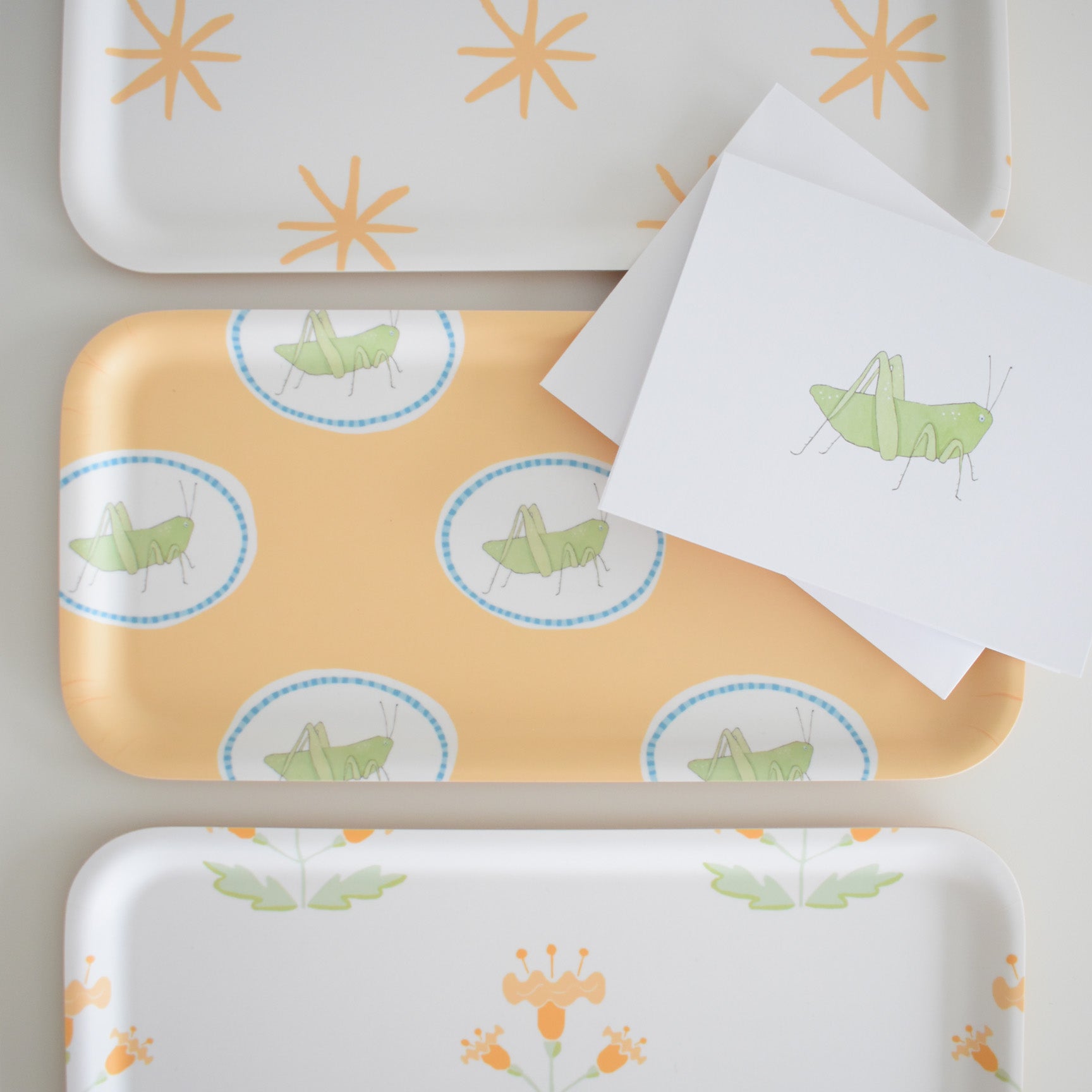 Small Grasshopper Tray by Sara Fitz