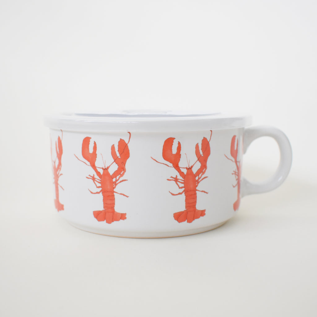 Lobster Soup Mug by Sara Fitz