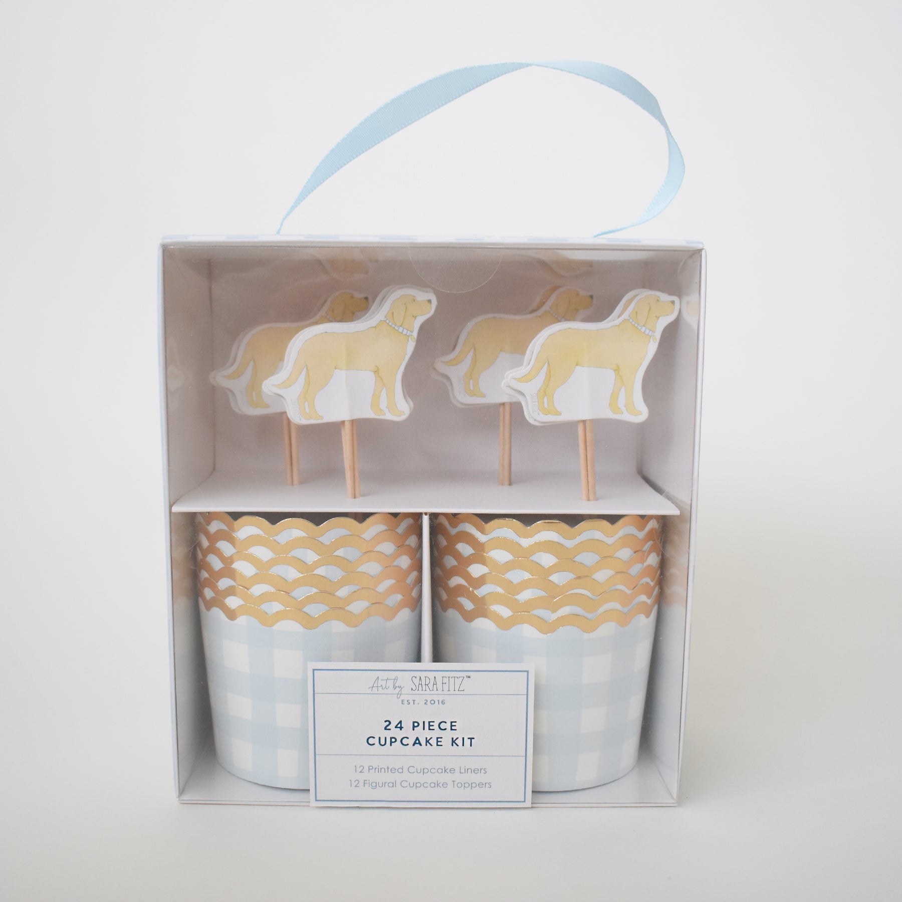 Golden Pup Cupcake Kit by Sara Fitz