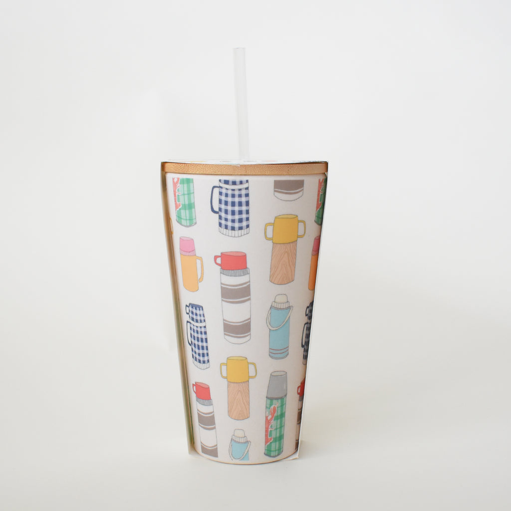 Thermos Bamboo Tumbler by Sara Fitz