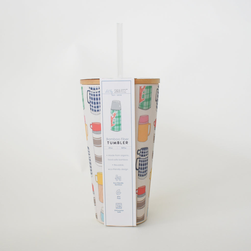 Thermos Bamboo Tumbler by Sara Fitz