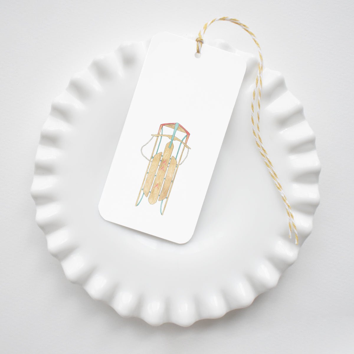 Sled Tags by Sara Fitz