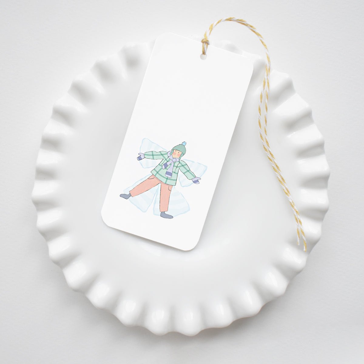 Snow Angel Tags by Sara Fitz