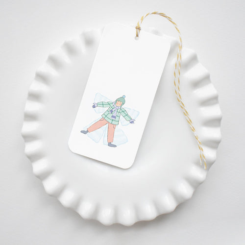 Snow Angel Tags by Sara Fitz