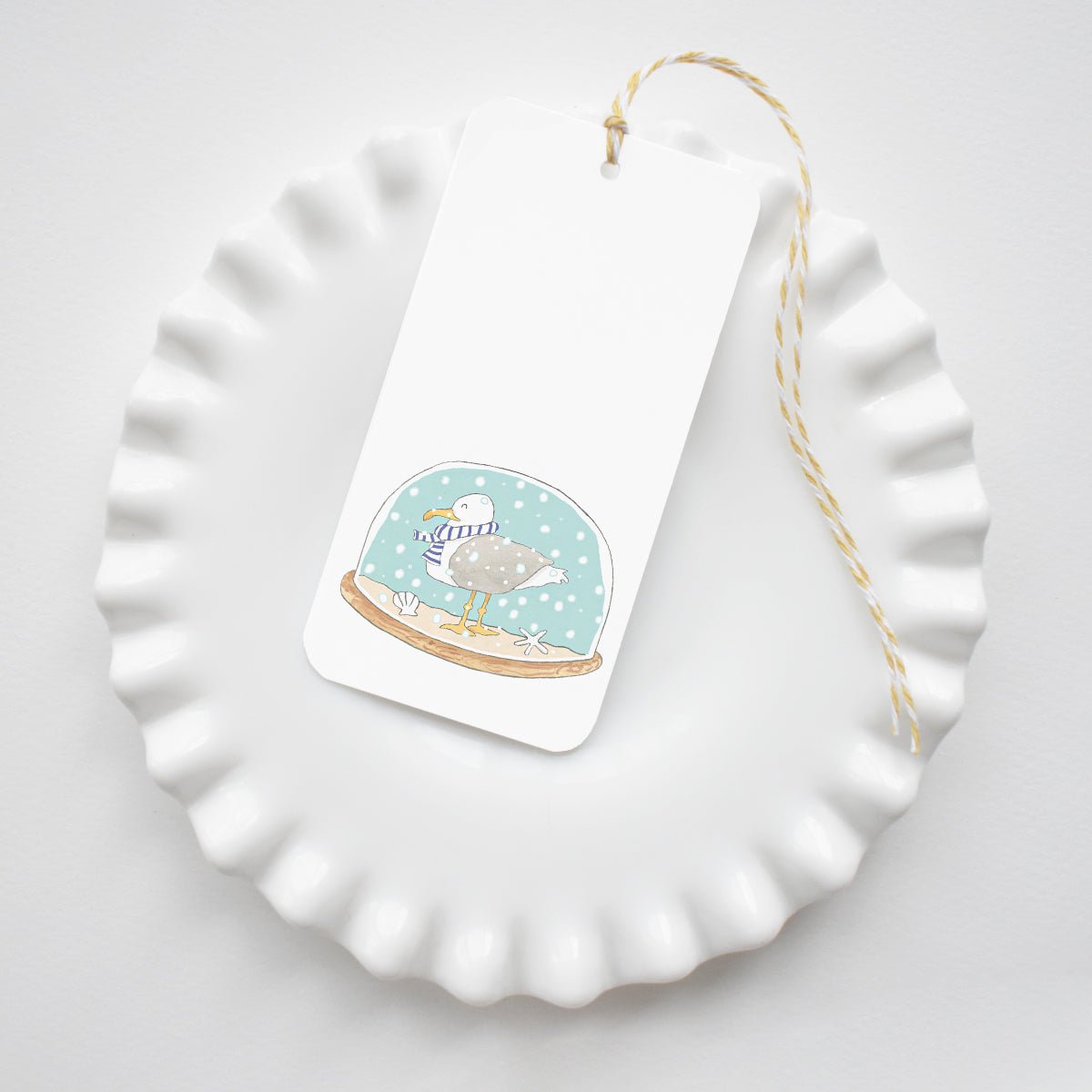 Snow Globe Tags by Sara Fitz