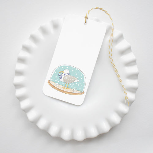 Snow Globe Tags by Sara Fitz