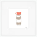 Thermos, Brown Art Print by Sara Fitz
